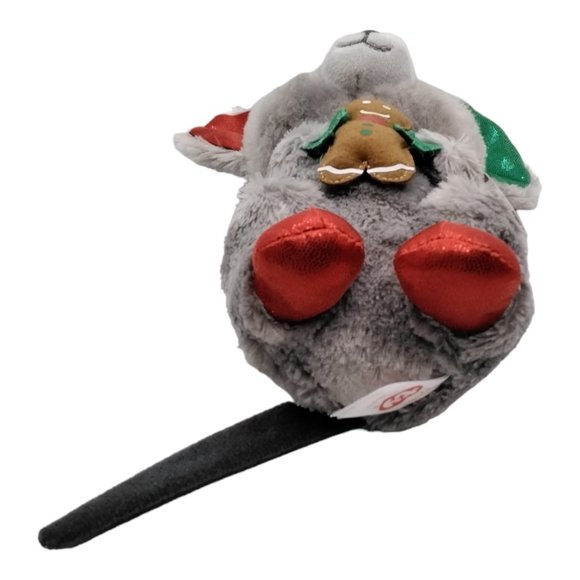 Retired TySilk Beanie Boos Mac Christmas Mouse With Tags - Like New Condition - Picture 2 of 8